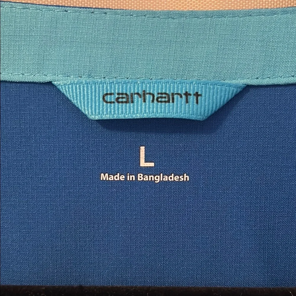 Carhartt Blue Scrub Top - Picture 3 of 6